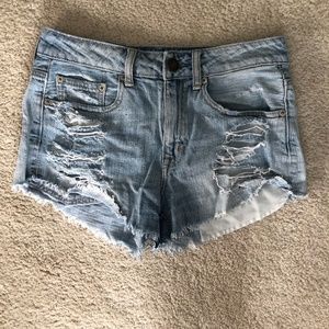 American Eagle Hi-Rise Jean Shorts
